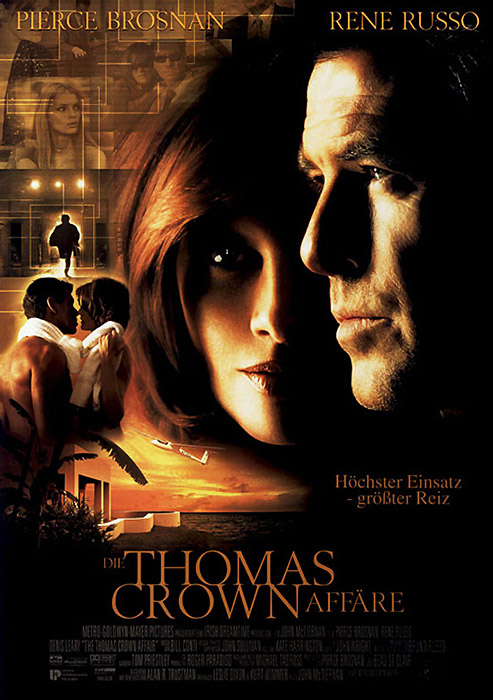 Filmplakat: Thomas Crown Affre, Die (1999) - Plakat 2 Von 2 - Filmposter-Archiv