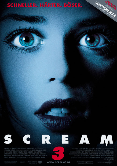 Plakat zum Film: Scream 3