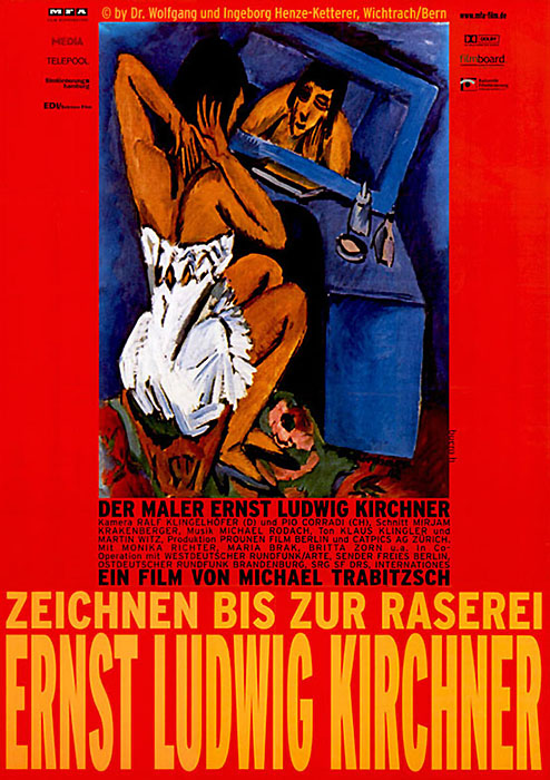 Plakat zum Film: Ernst Ludwig Kirchner - Zeichnen bis zur Raserei