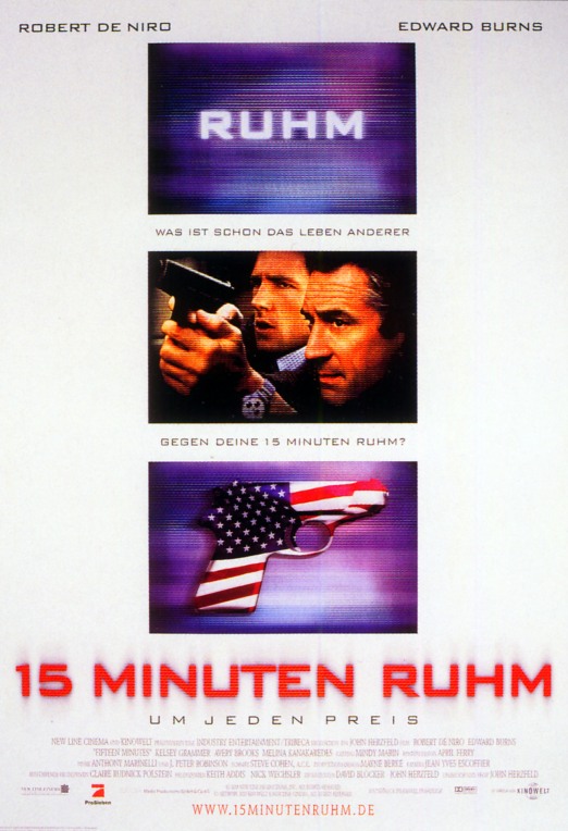 Plakat zum Film: 15 Minuten Ruhm