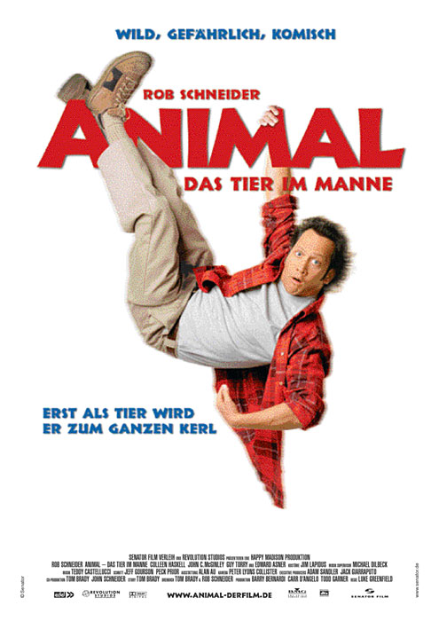 Poster zum Film: Animal - Das Tier im Manne Plakat zum Film: Animal - Das Tier im Manne