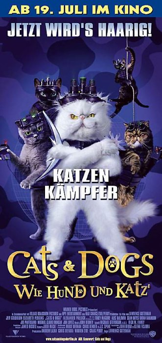 Plakat zum Film: Cats & Dogs - Wie Hund und Katz