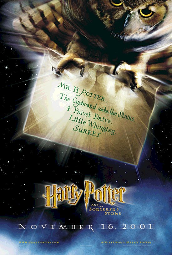 Plakat zum Film: Harry Potter und der Stein der Weisen