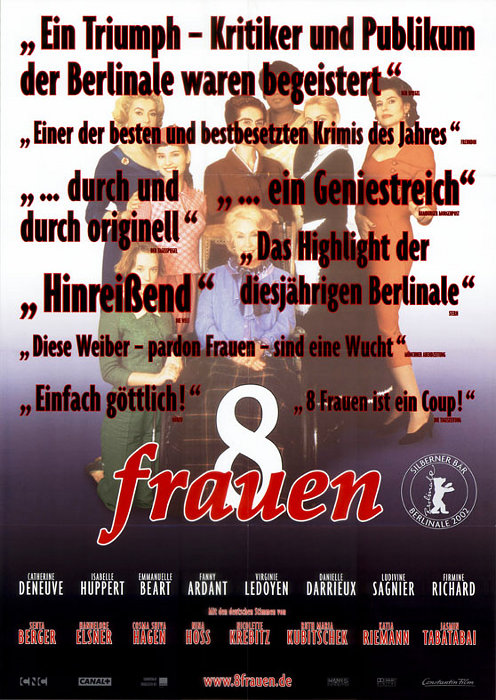 Plakat zum Film: 8 Frauen