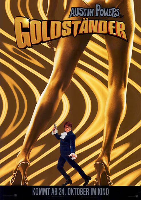 Plakat zum Film: Austin Powers in Goldständer