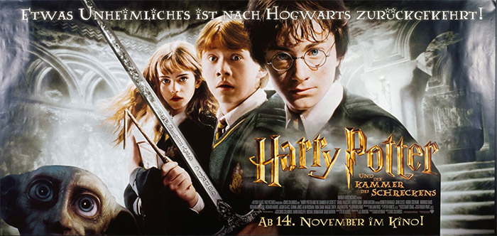 Poster zum Film: Harry Potter und die Kammer des Schreckens Plakat zum Film: Harry Potter und die Kammer des Schreckens