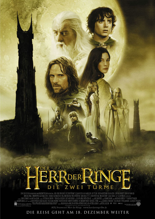 Plakat zum Film: Herr der Ringe: Die zwei Türme, Der