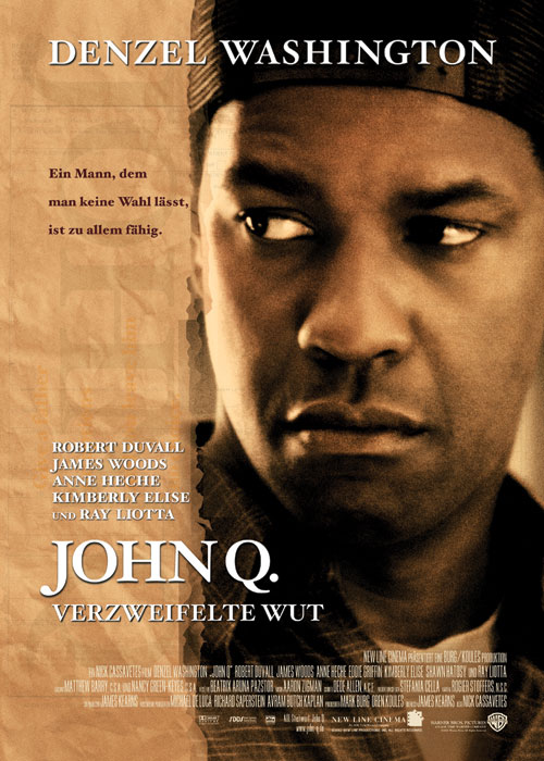 Plakat zum Film: John Q. - Verzweifelte Wut