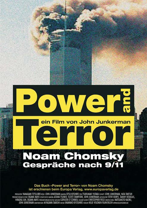 Plakat zum Film: Power and Terror - Noam Chomsky Gespräche nach 9/11