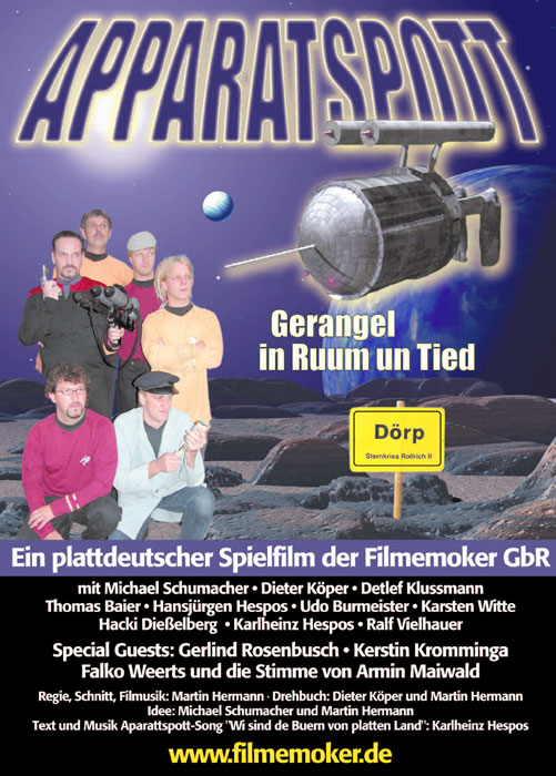 Plakat zum Film: Apparatspott - Gerangel in Ruum un Tied