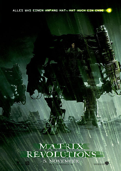 Poster zum Film: Matrix Revolutions Plakat zum Film: Matrix Revolutions