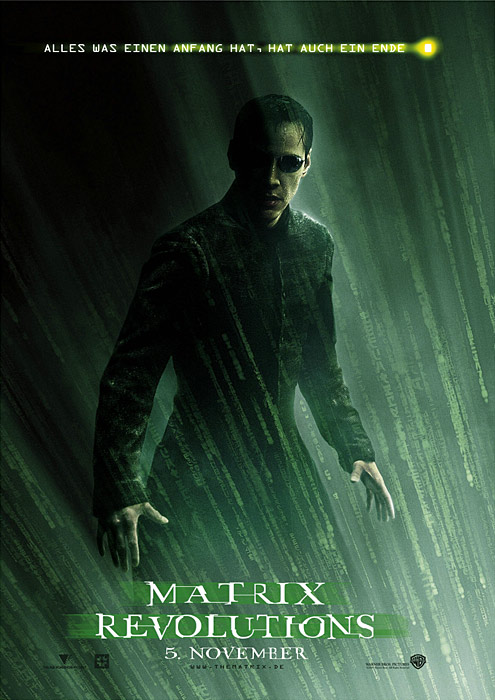 Poster zum Film: Matrix Revolutions Plakat zum Film: Matrix Revolutions