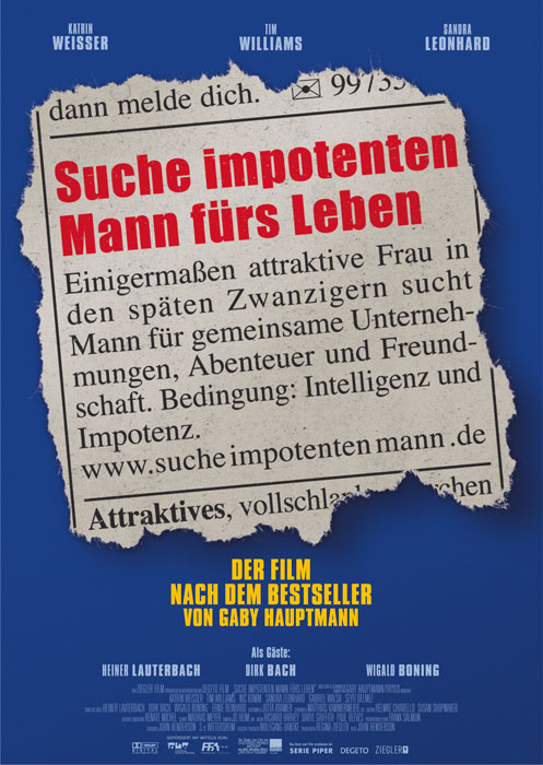 Plakat zum Film: Suche impotenten Mann fürs Leben