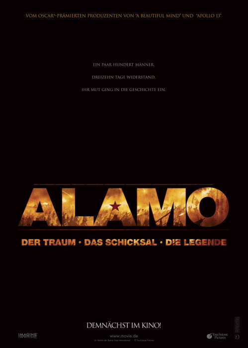 Plakat zum Film: Alamo - Der Traum, das Schicksal, die Legende
