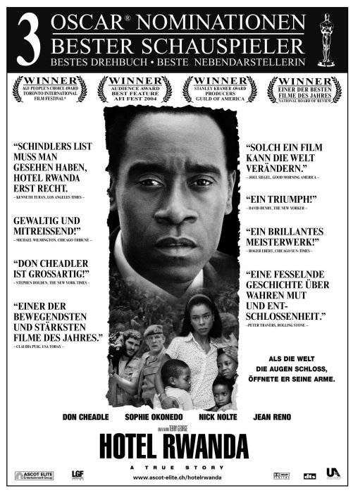 Poster zum Film: Hotel Ruanda Plakat zum Film: Hotel Ruanda