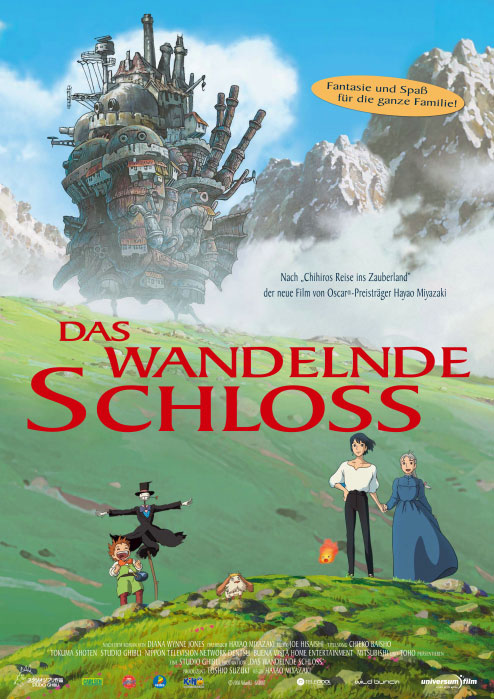 Poster zum Film: wandelnde Schloss, Das Plakat zum Film: wandelnde Schloss, Das