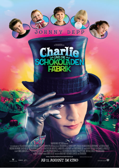 Poster zum Film: Charlie und die Schokoladenfabrik Plakat zum Film: Charlie und die Schokoladenfabrik