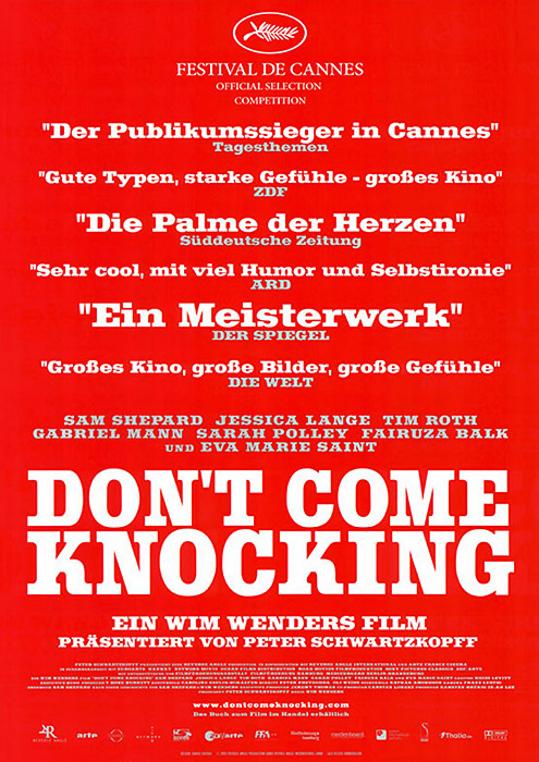 Plakat zum Film: Don't Come Knocking