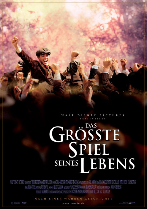 Plakat zum Film: größte Spiel seines Lebens, Das