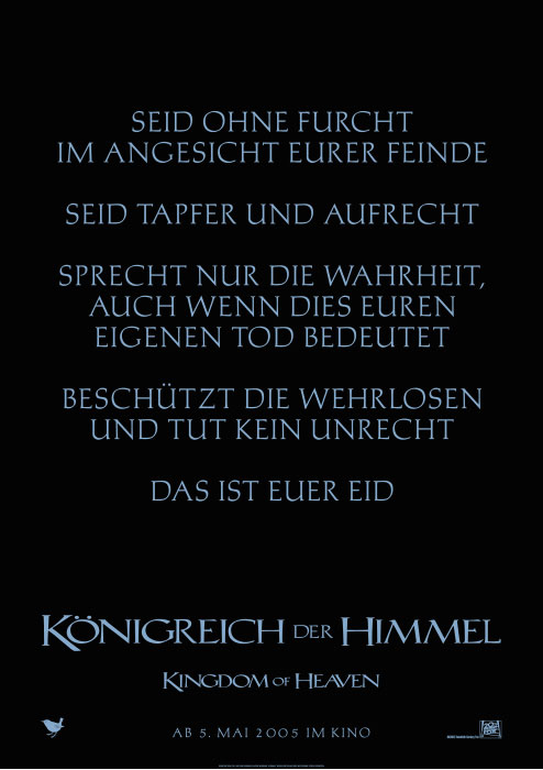 Poster zum Film: Königreich der Himmel Plakat zum Film: Königreich der Himmel