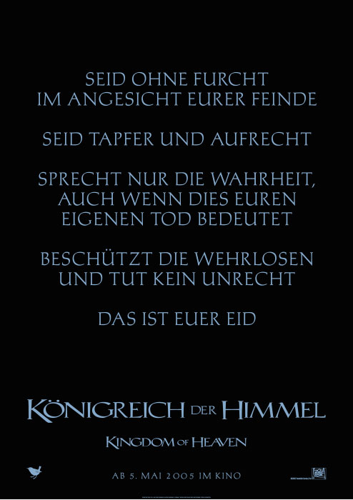 Plakat zum Film: Königreich der Himmel