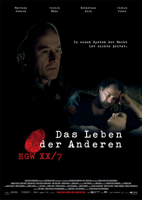 Plakat zum Film: Leben der Anderen, Das