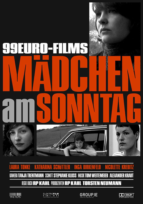 Plakat zum Film: Mädchen am Sonntag