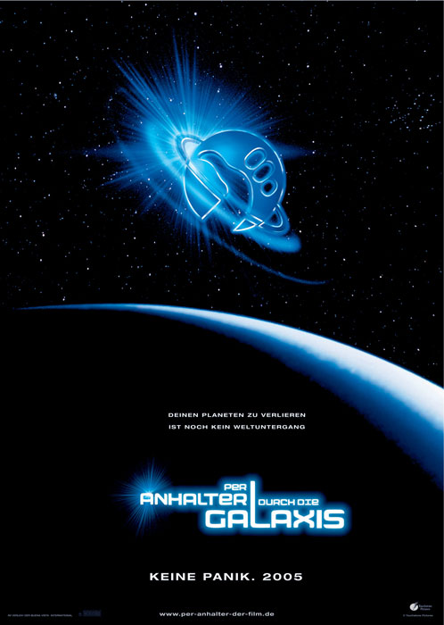 Poster zum Film: Per Anhalter durch die Galaxis Plakat zum Film: Per Anhalter durch die Galaxis
