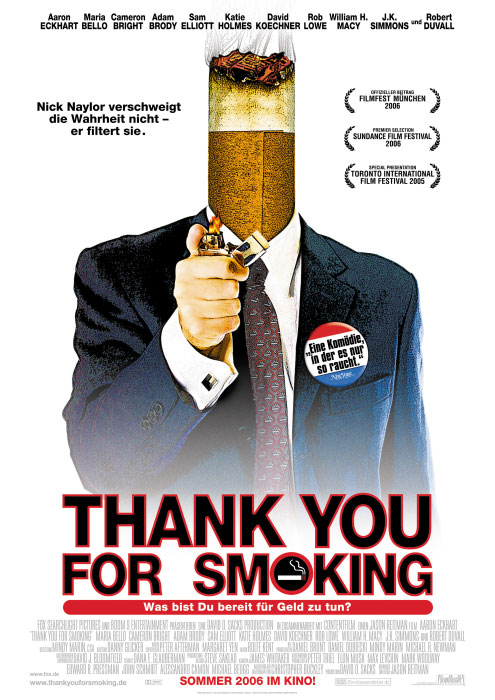 Plakat zum Film: Thank You for Smoking
