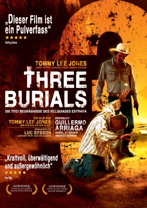 Plakat zum Film: Three Burials - Die drei Begräbnisse des Melquiades Estrada