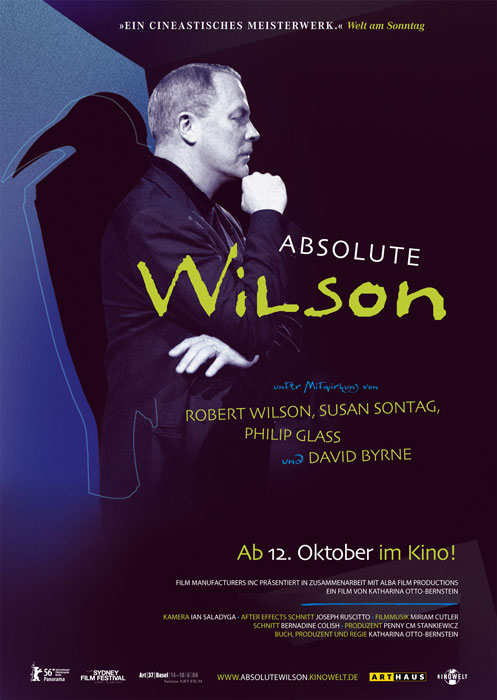 Plakat zum Film: Absolute Wilson