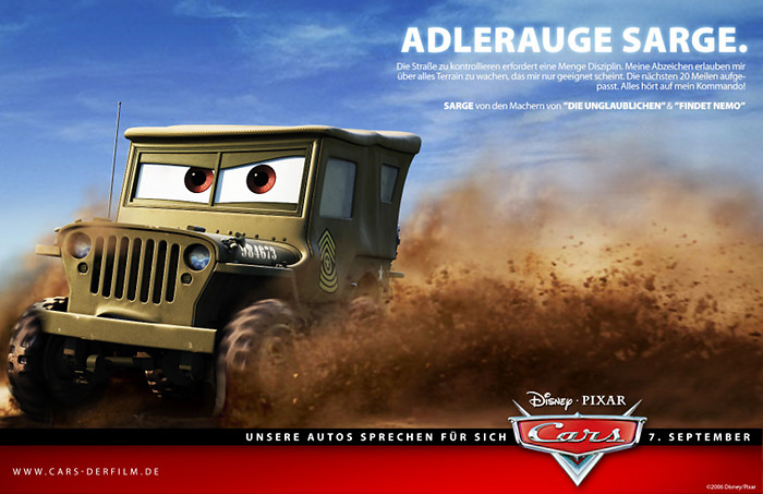 Plakat zum Film: Cars