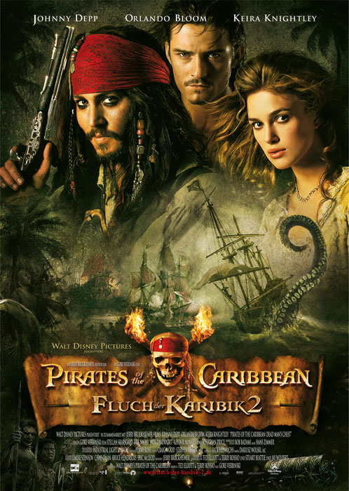 Poster zum Film: Pirates of the Caribbean - Fluch der Karibik 2 Plakat zum Film: Pirates of the Caribbean - Fluch der Karibik 2