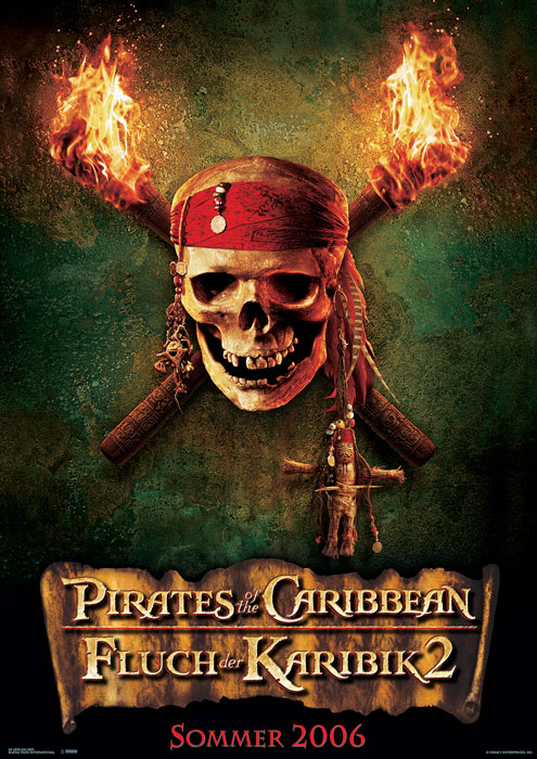 Poster zum Film: Pirates of the Caribbean - Fluch der Karibik 2 Plakat zum Film: Pirates of the Caribbean - Fluch der Karibik 2