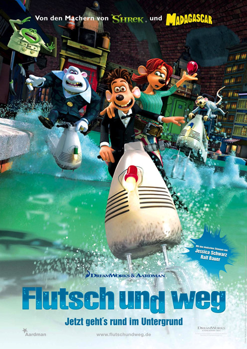 Plakat zum Film: Flutsch und weg