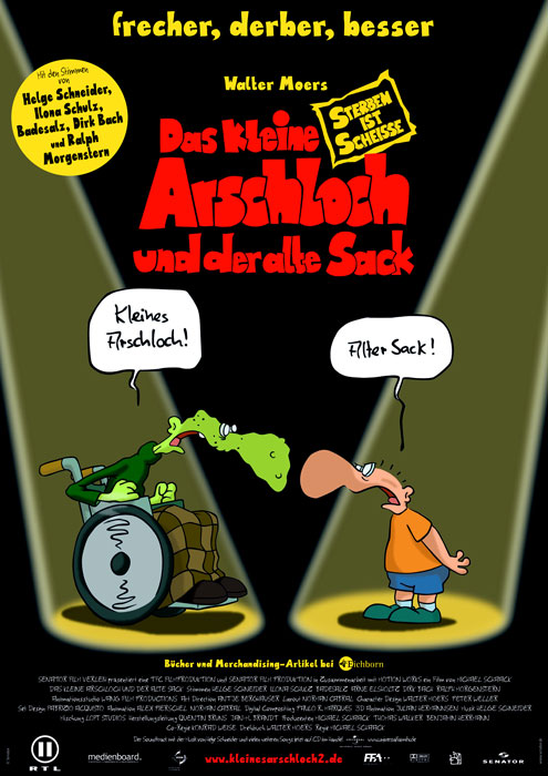 Plakat zum Film: kleine Arschloch und der alte Sack, Das - Sterben ist Scheiße