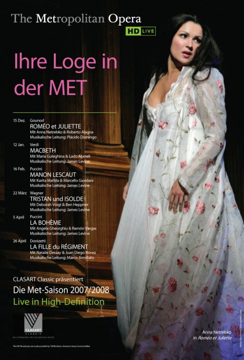 Plakat zum Film: Ihre Loge in der Met