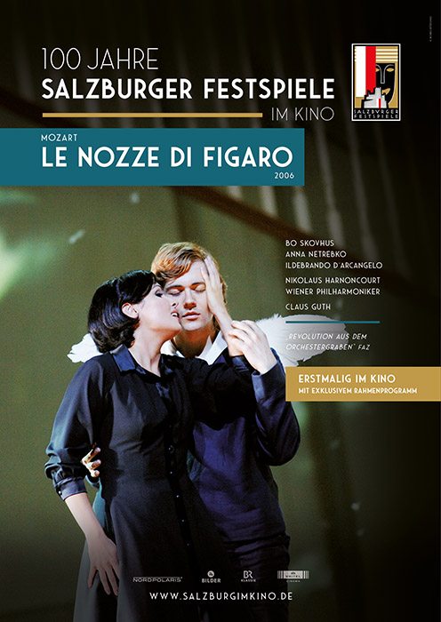 Plakat zum Film: Salzburg im Kino: Mozart - Le Nozze di Figaro