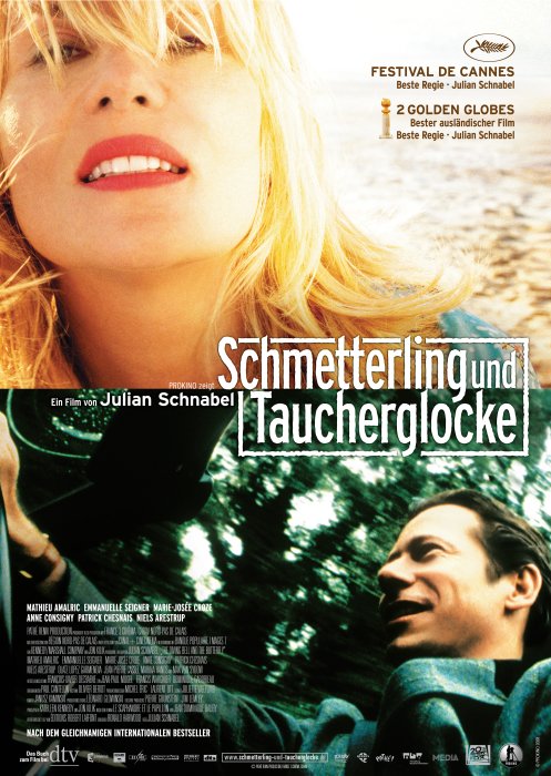 Plakat zum Film: Schmetterling und Taucherglocke