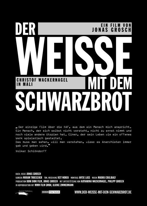 Plakat zum Film: Weiße mit dem Schwarzbrot, Der