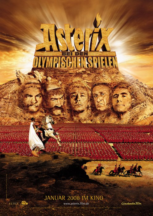 Plakat zum Film: Asterix bei den Olympischen Spielen