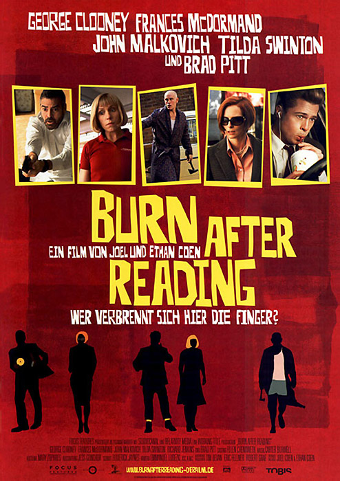 Plakat zum Film: Burn After Reading - Wer verbrennt sich hier die Finger?