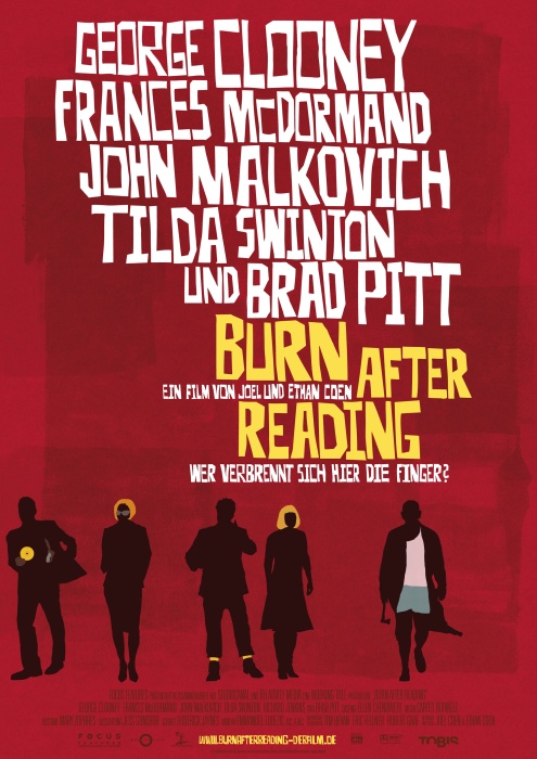 Poster zum Film: Burn After Reading - Wer verbrennt sich hier die Finger? Plakat zum Film: Burn After Reading - Wer verbrennt sich hier die Finger?