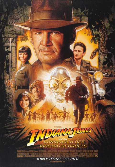 Plakat zum Film: Indiana Jones und das Königreich des Kristallschädels