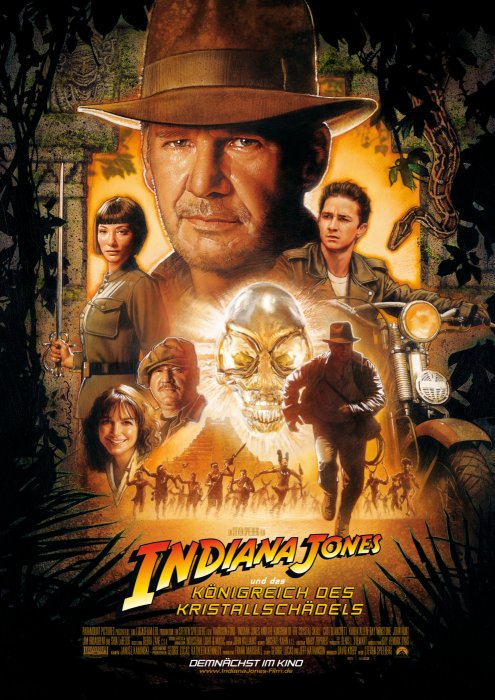 Plakat zum Film: Indiana Jones und das Königreich des Kristallschädels