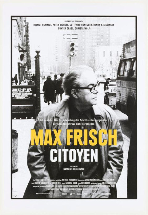 Plakat zum Film: Max Frisch, Citoyen