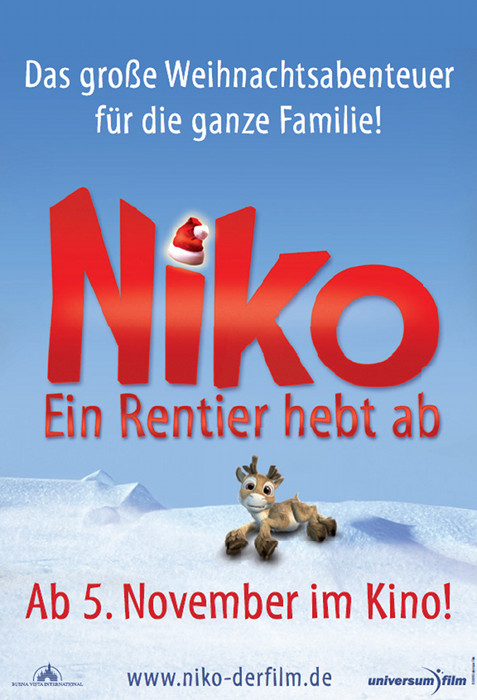 Plakat zum Film: Niko - Ein Rentier hebt ab