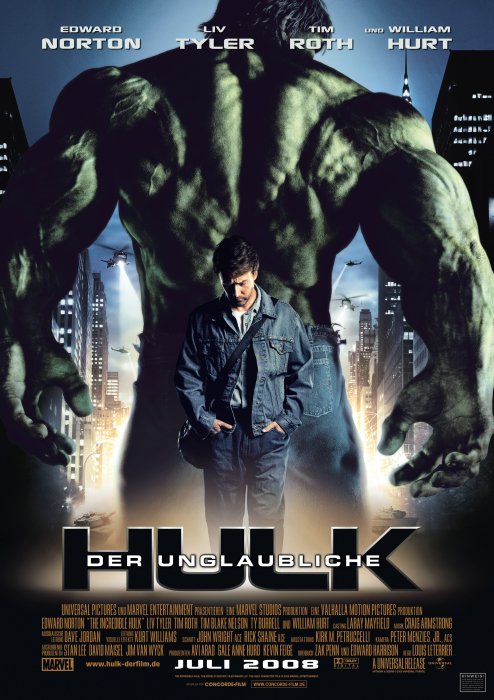 Poster zum Film: Unglaubliche Hulk, Der Plakat zum Film: Unglaubliche Hulk, Der