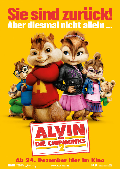 Plakat zum Film: Alvin und die Chipmunks 2