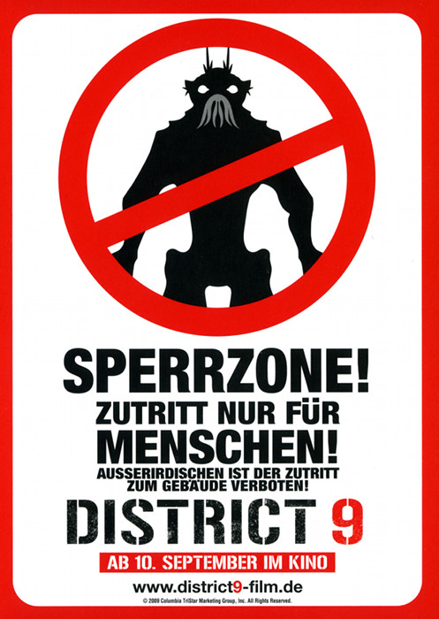 Plakat zum Film: District 9